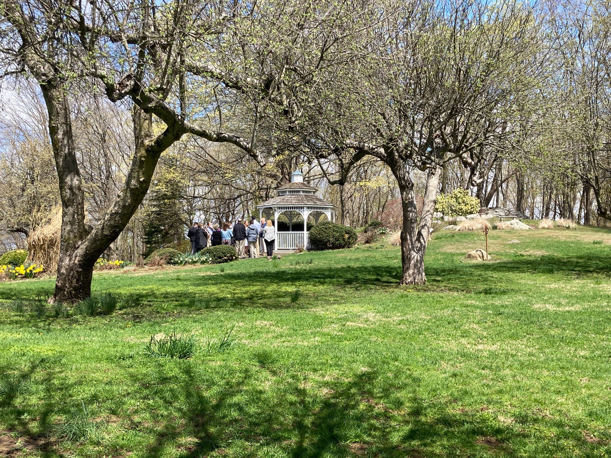 Outdoor Wedding Ceremony wedding ceremony at gazebo