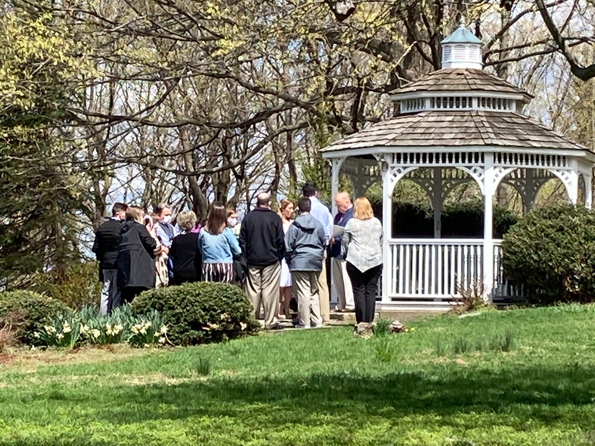 Gazebo Wedding Ceremony wedding ceremony at gazebo